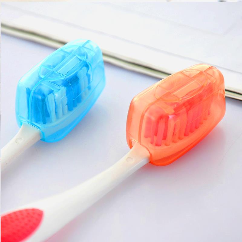5pcs/set Portable Toothbrush Cover Holder Travel Hiking Camping Brush