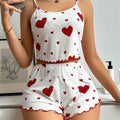 Women's Pajamas Set Sleepwear 2 PCS Short Tank Tops And Shorts S M L