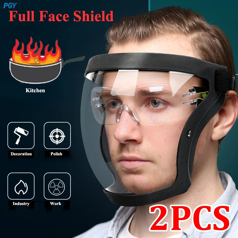 Protection Mask Splashproof Transparent Facial Protector Face FaceMask