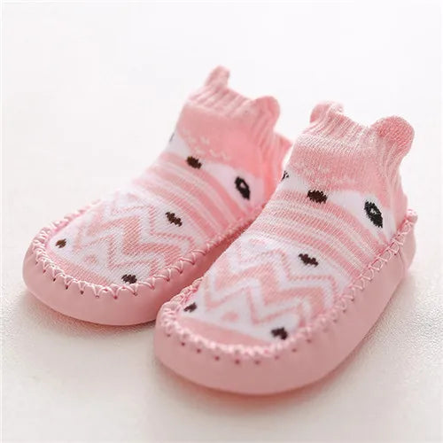 0-24M New born Baby Socks With Rubber Soles Infant Baby Girls Boys