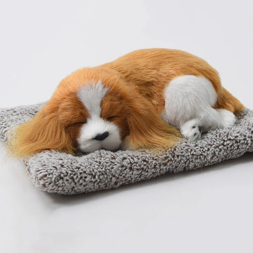 Car Dashboard Ornaments Decor Cute Simulation Plush Cats Dogs Toy