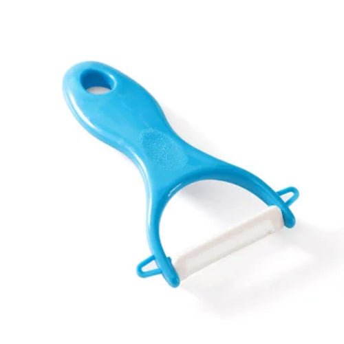 LMETJMA Ceramic Peeler 4 Color Vegetable Fruit Peeler Kitchen Potato