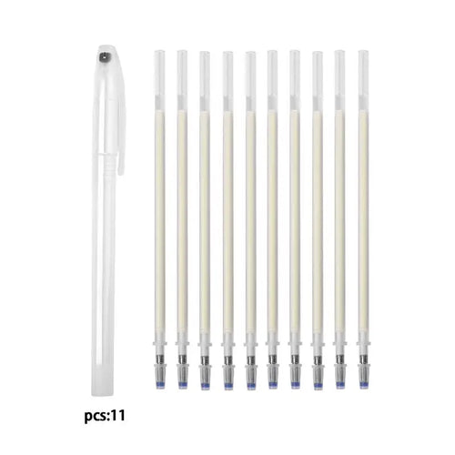 10Pcs/Set Heat Erasable Magic Marker Pen Temperature Disappearing