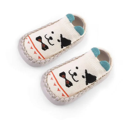 0-24M New born Baby Socks With Rubber Soles Infant Baby Girls Boys