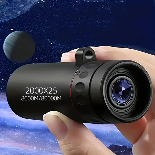 2000x25 HD Monocular Telescope Mini Portable Mobile Phone Telescope