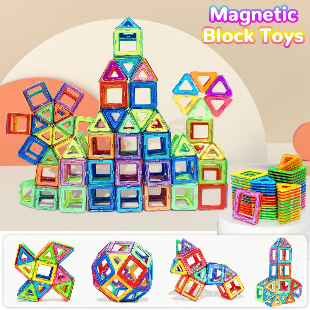 Magnetic Building Blocks DIY Magnets Toys medium size STEM Toys