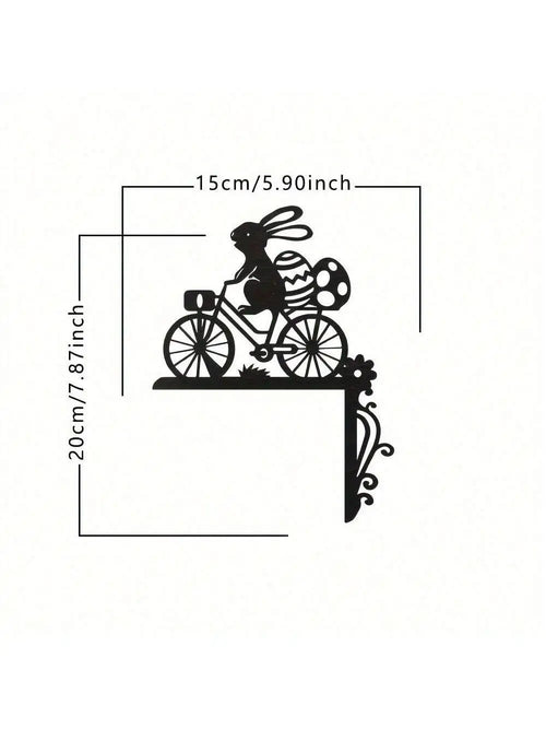 1pc Modern Metal Toilet Door Sign - Stylish Thinking Room Wall