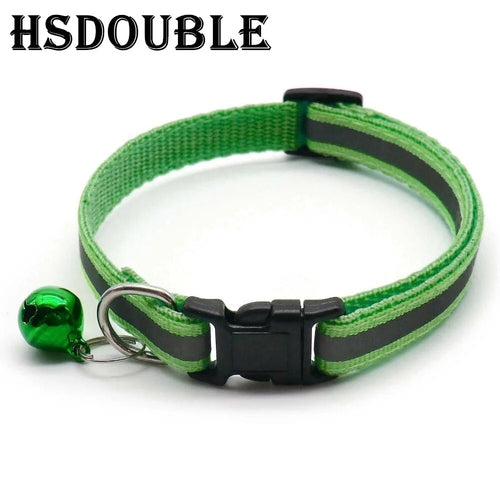 2Pcs/Pack 12 Colors Reflective Adjustable Cats And Small Dogs Collars