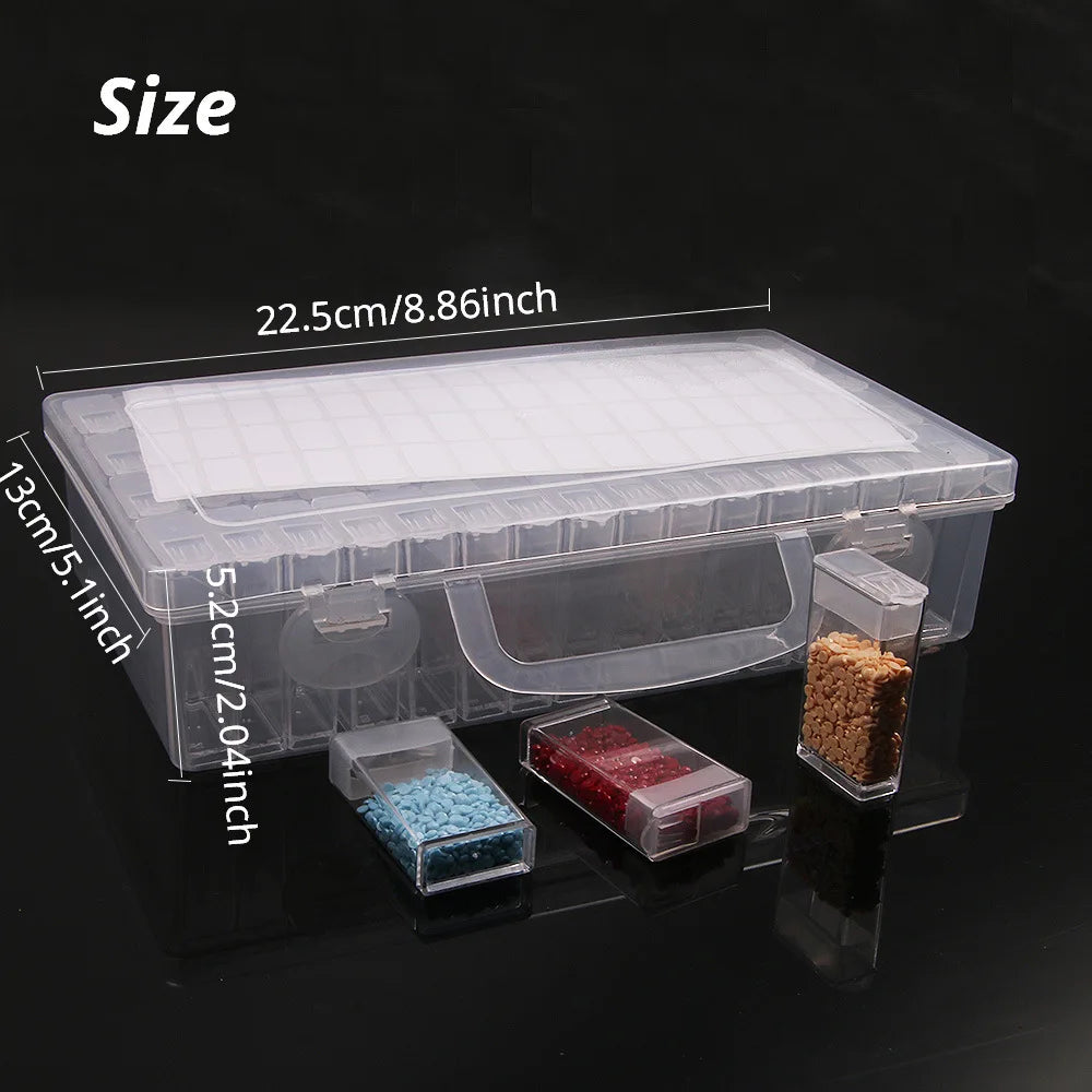 5D DIY Diamond Painting Tools Accessories Storage Box Container