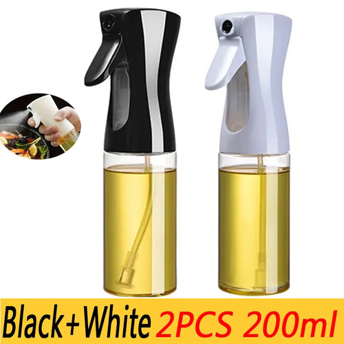200/300/500ml Oil Spray Bottle BBQ Cooking Olive Oil Sprayer Plastic