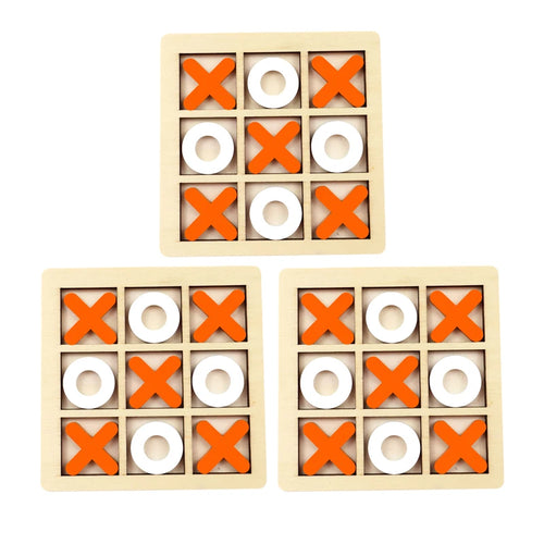 Montessori Play Game Wooden Toy Mini Chess Interaction Puzzle Training