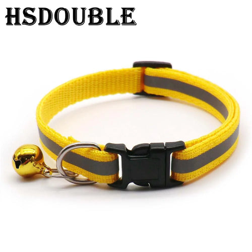 2Pcs/Pack 12 Colors Reflective Adjustable Cats And Small Dogs Collars