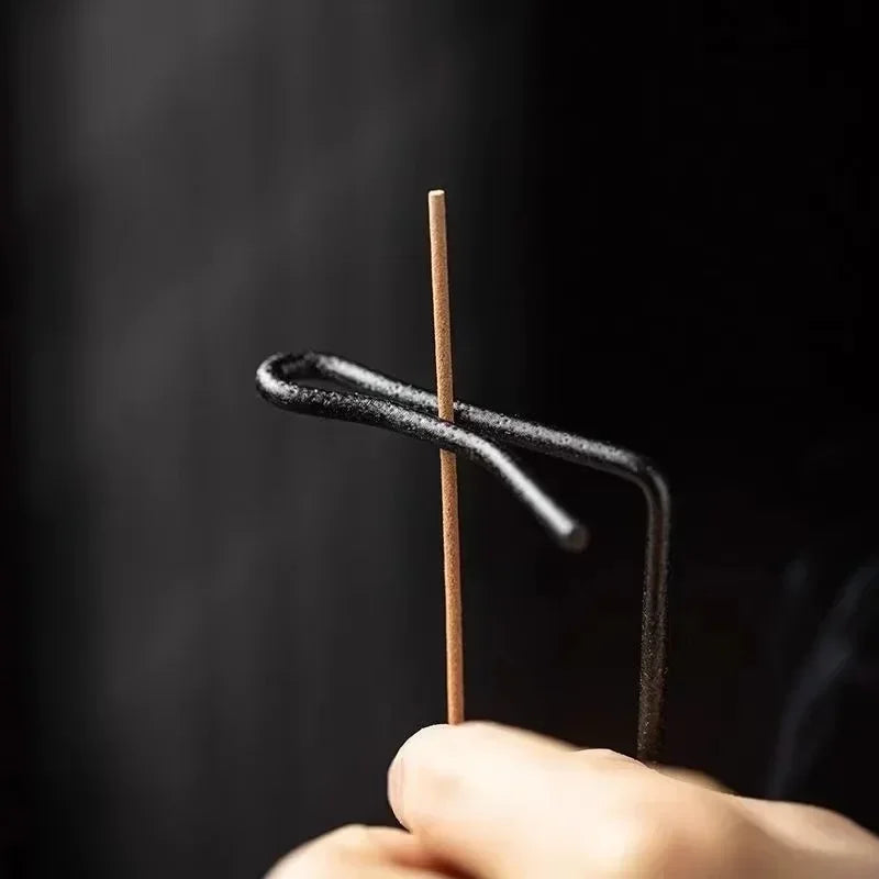 Creative Upside Down Incense Burner Incense Stick Holder Wooden Round