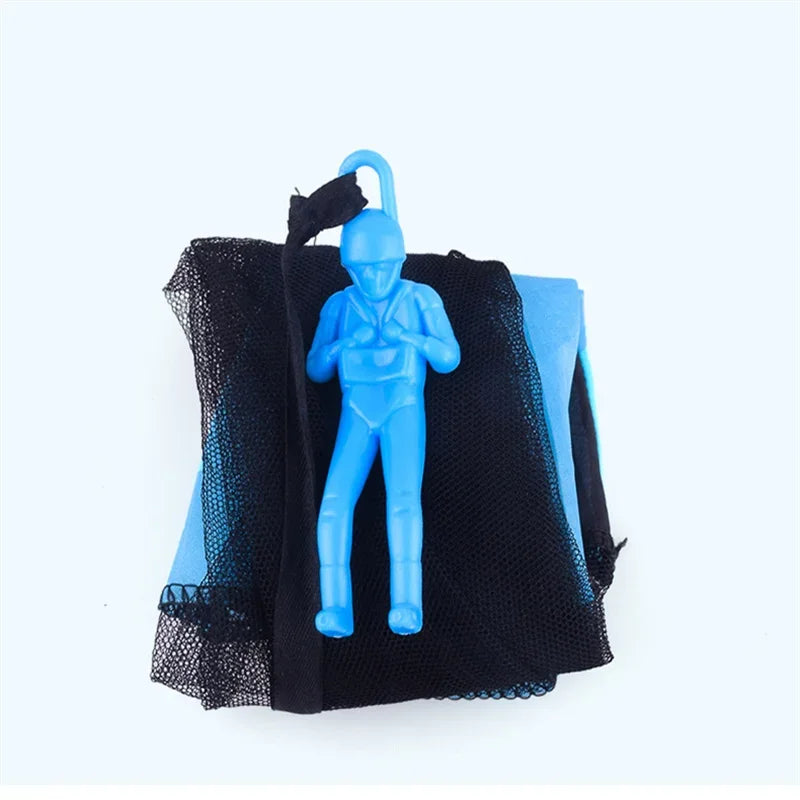 Kids Outdoor Parachute Toy Hand-Thrown Sports Game Set for Boys with