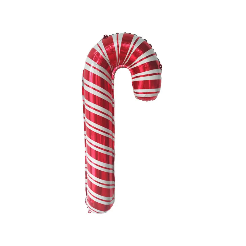 5pcs Big Christmas Candy Cane Stick Balloons Outdoor Candy Canes Decor