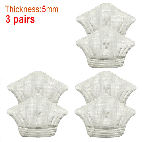 3pair/6pcs Insoles Patch Heel Pads for Sport Shoes Back Sticker