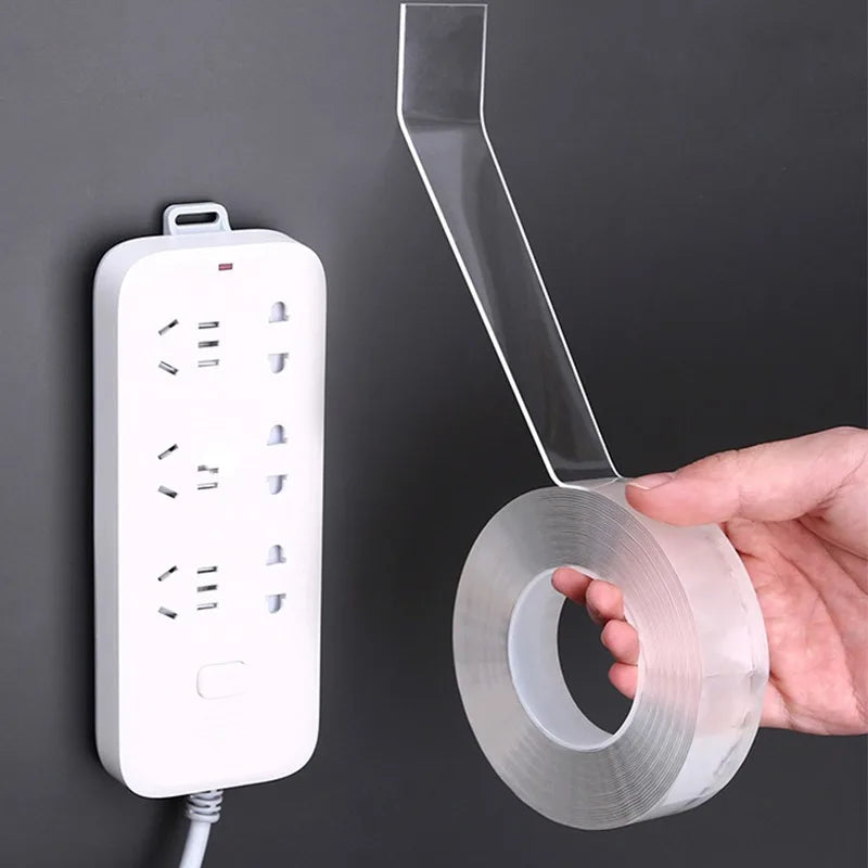 "Versatile Reusable Double-Sided Waterproof Adhesive Tape - Perfect