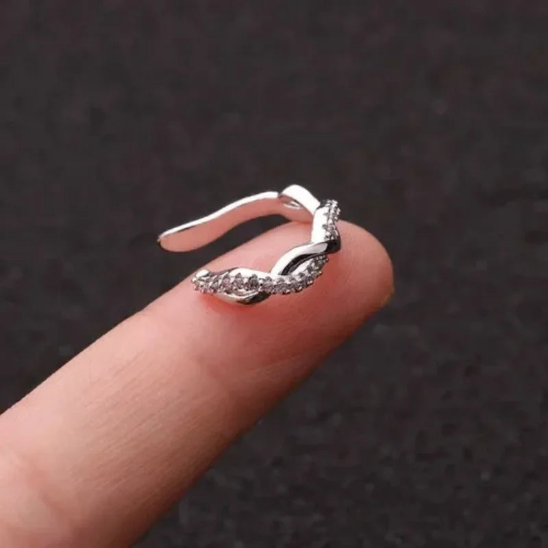 1Pc Hot Sale Cute Metal Leaf Earcuff Clips On Earring for Women Girls,