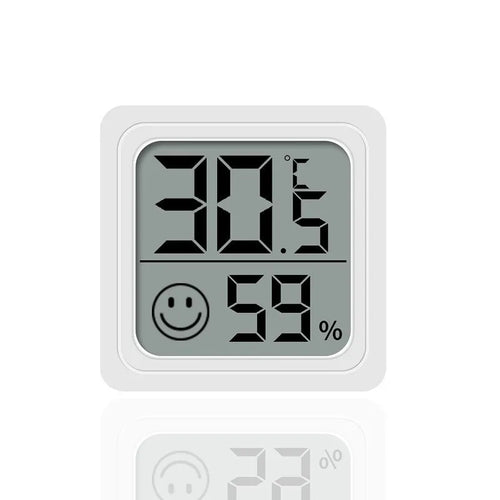 Mini Digital LCD Thermometer and Hygrometer - Indoor High Accuracy