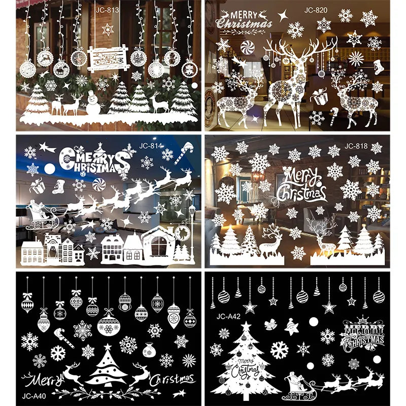 Christmas Window Stickers Christmas Wall Sticker Kids Room Wall Decals