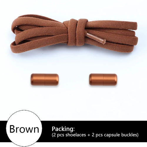 NEW Colorful Options Elastic laces Sneakers No tie Shoelace for Sports