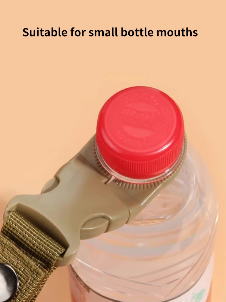 Outdoor Water Bottle Buckle Webbing Tactical Hanging Buckle Portable