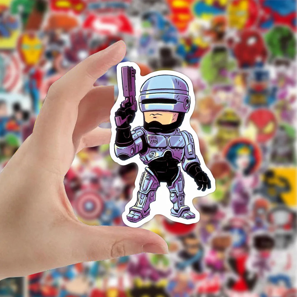 10/30/50/100pcs Disney Marvel The Avengers Stickers Super Hero Decals