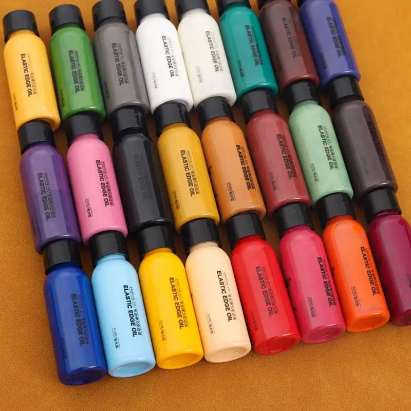 30ml Leather Edge Paint Oil Dye Dressing Color Coats Leather Edges