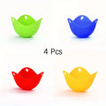 Egg Steamer Silicone Egg Poacher Pods Cooking Tool for Microwave Air