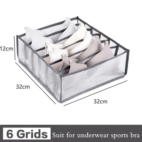 Sports Bra Underwear Organizer Storage Box Panties Socks Storage Boxes