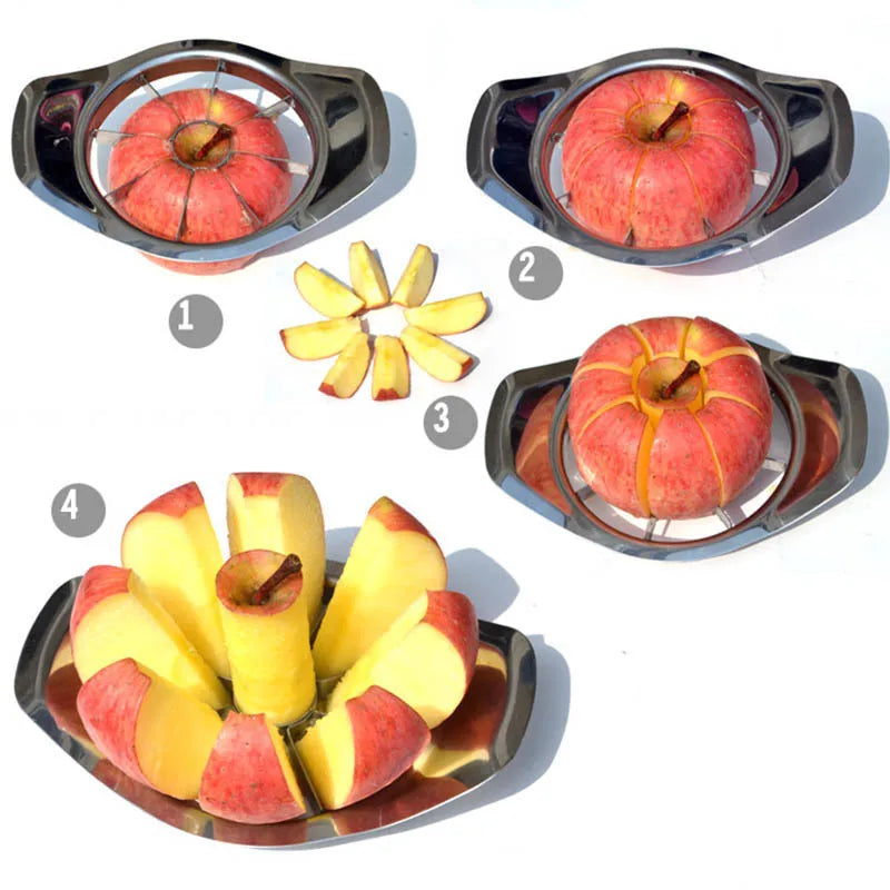 New kitchen accessories Stainless steel apple cutter Slicer Vegetable