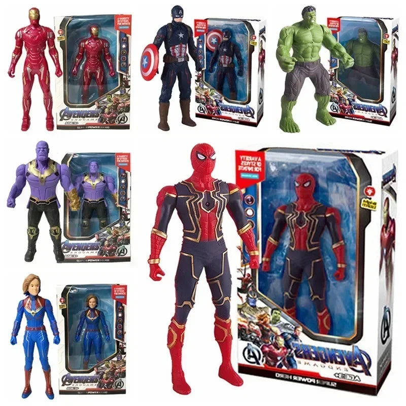 17 Cm Children Toys Marvel Anime Figures Spiderman Hulk Action Figure