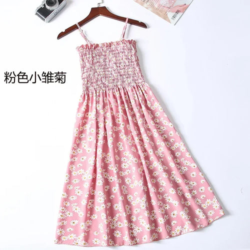 Summer Chiffon Camisole Sleeveless Dress Women Mini Dresses Fashion