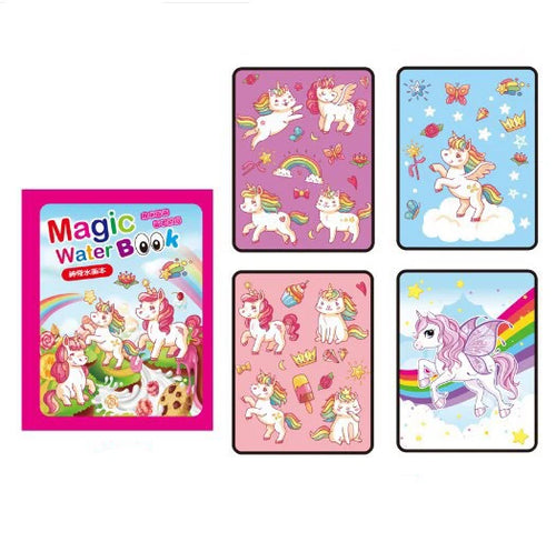 1P Reusable Water Drawing Book - Mess-Free Magic Painting Pad with