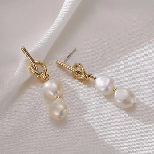 ZAKOL French Imitation Pearl Hoop Earring Small Round Circel Earrings