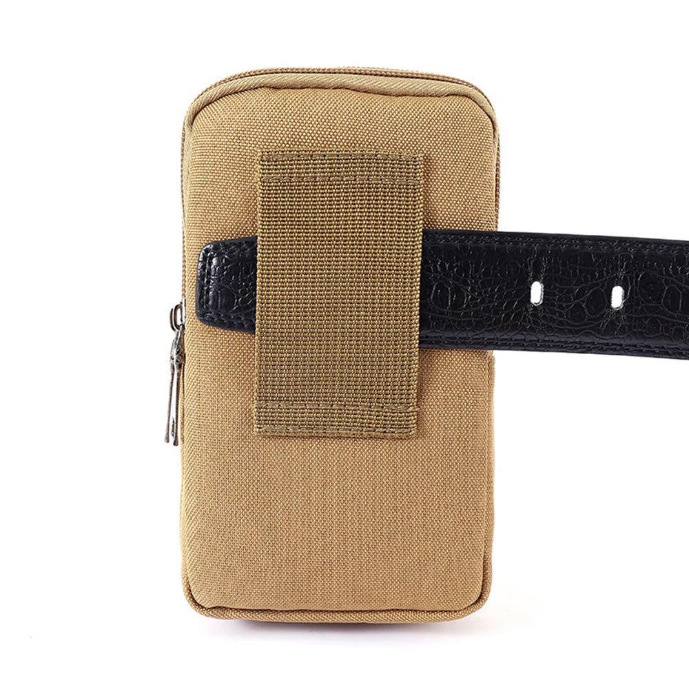 Man Belt Pouch Mobile Phone Bag Holster Bag Molle Waist Bag Pack Small