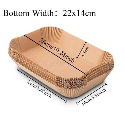 Air Fryer Paper Oven Paper Disposable Send Brush Non-Stick Airfryer