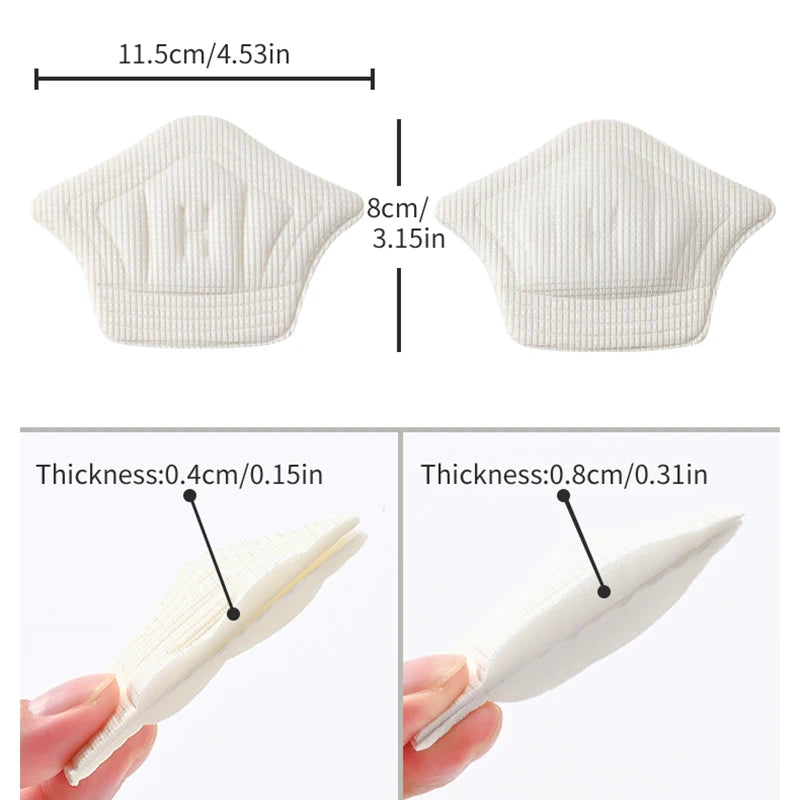 3pairs/6pairs Insoles Patch Heel Pads for Sport Shoes Back Sticker