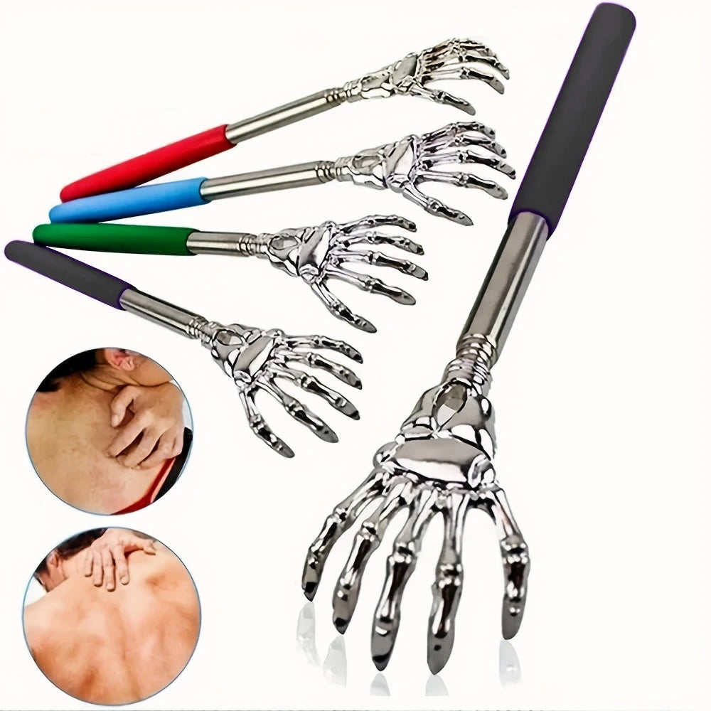Portable Extendable Back Scratcher Stainless Steel Telescoping Back