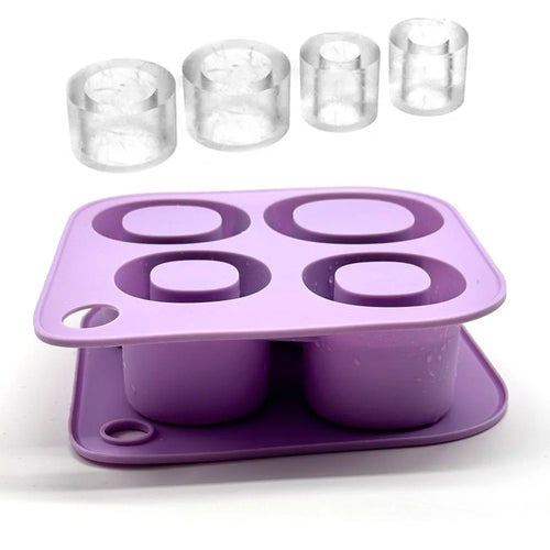 Ice Cube Tray Mold for Tumbler Stanley Cup Silicone Cylinder Ice Cube