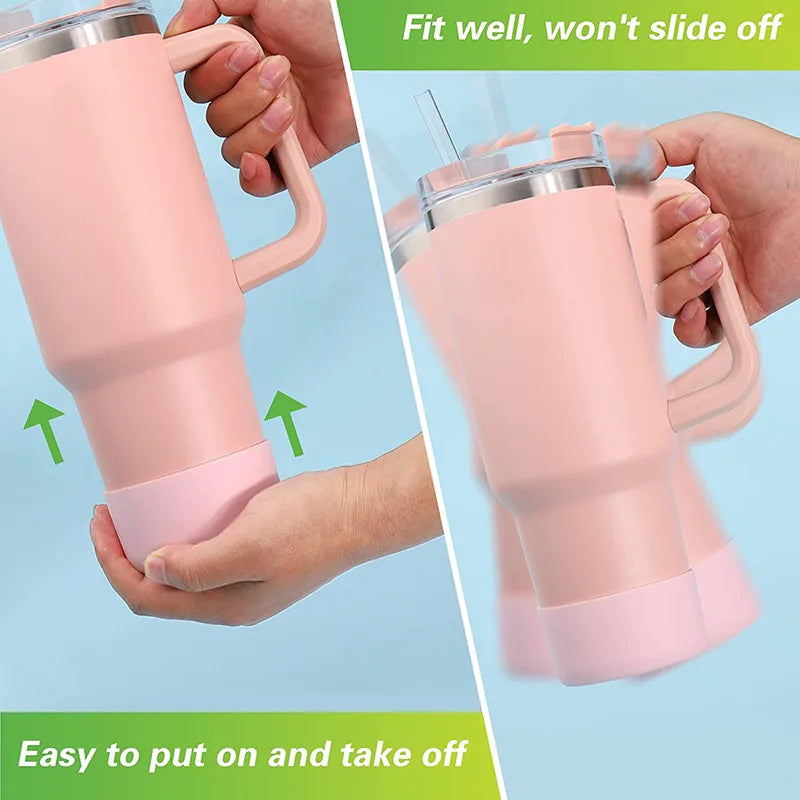 Silicone Cup Protective Sleeve Cushion For Stanley Quencher Adventure