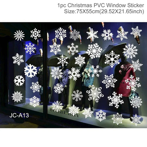 Christmas Window Stickers Christmas Wall Sticker Kids Room Wall Decals