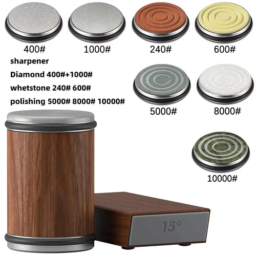 New Rolling Knife Sharpener Double Sided Diamond Sharpening Stone