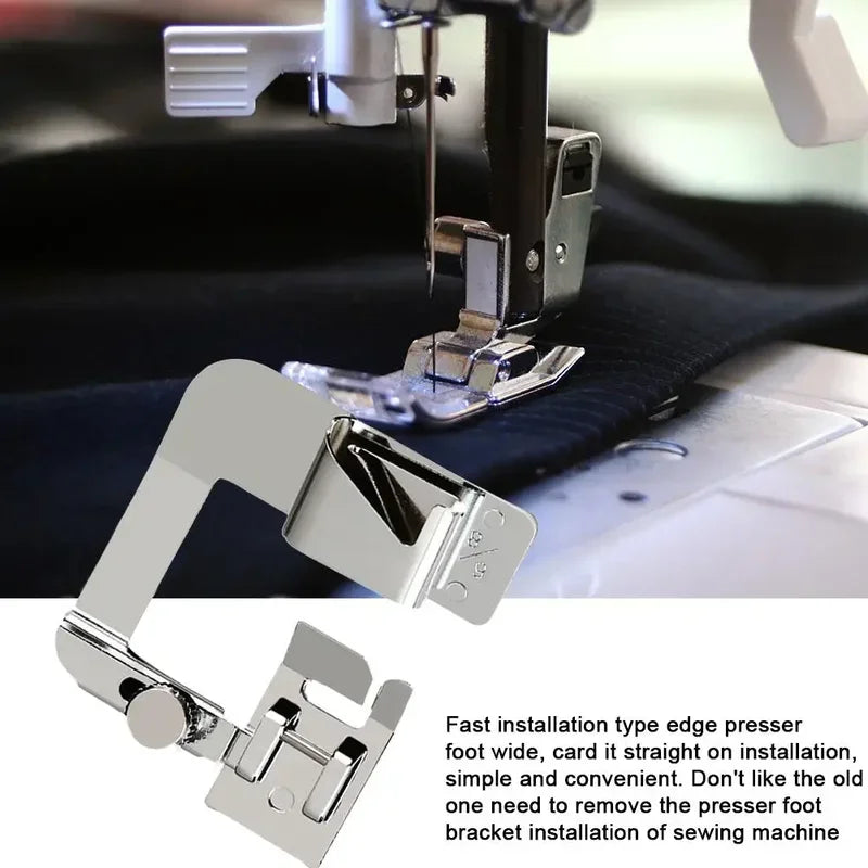 Domestic Foot Presser Sewing Machine Laminated Hem Feet Set for