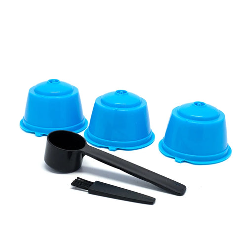 3Pcs Fit For Dolce Gusto Coffee Filter Cup Reusable Coffee Capsule