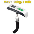 50kg/110lb Portable Electronic Hand Luggage Scale LCD Digital Display