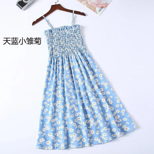 Summer Chiffon Camisole Sleeveless Dress Women Mini Dresses Fashion