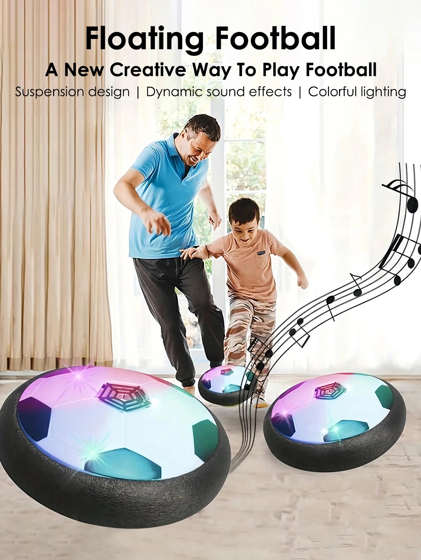 Floating Football Children's Interactive Football Electric Indoor