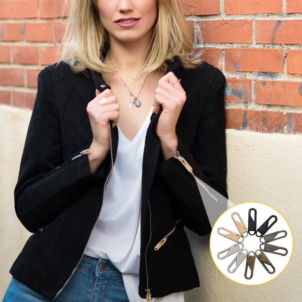 Detachable Zipper Head Pull-Out Universal Case Bag Schoolbag Zipper