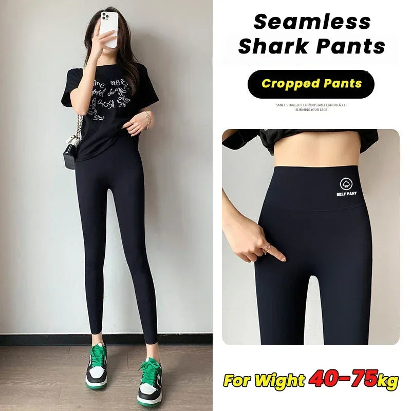 Womens High Waisted Seamless Leggings Sports Fitness Yoga Pants Gym